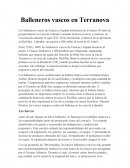 Balleneros vascos en Terranova