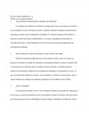 Marketing. EVALUACIÓN MÓDULO
