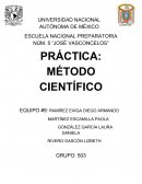 PRÁCTICA: MÉTODO CIENTÍFICO ¿Por qué las plantas son verdes?