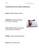 Reglas básicas para mejorar la comunicación en la Policía