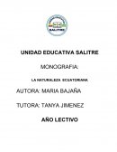 LA NATURALEZA ECUATORIANA