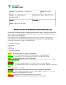 Actividad Negocios internacionales. Reporte personal de aprehensión comunicativa (PRCA-24)