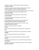 Cuestionario geografía de México