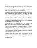 Acoso escolar. ﻿Resumen