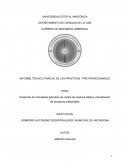 Desarrollo de Actividades laborales de control de residuos sólidos y fiscalización de proyectos ambientales