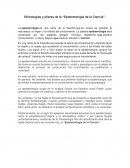 Etimologías y pilares de la “Epistemología de la Ciencia”