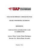LOS PACTOS, DELITOS Y CUASIDELITOS