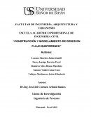 Construcción y modelamiento de redes en flujo subterrаneo