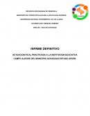 Actuacion fiscal practicada a la Institucion Educativa