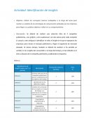 Actividad: Identificación de insights