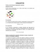 Conjuntos, formas de representar conjuntos