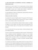 LA SITUACION POLITICA DE HONDURAS ANTES DE LA PRIMERA LEY MONETARIA DE 1879