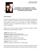 Investigación de mercado de la cadena internacional de café Starbucks en la ciudad de las Palmas de Gran Canaria