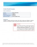 Ingenieria Industrial. Formato: Mi perfil de egreso