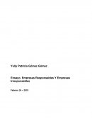 Ensayo. Empresas Responsables Y Empresas Irresponsables