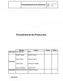PROCEDIMIENTO DE FABRICACION DE ESTROBOS Y ESLINGAS