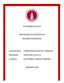 DIPLOMADO EN GESTIÓN DE RECURSOS HUMANOS. ADMINISTRACIÓN DE CARRERAS
