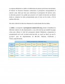 Caso presupuesto de personal