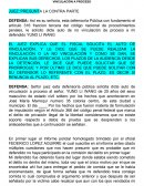 VINCULACION A PROCESO