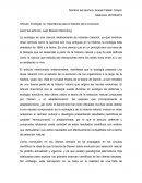 Ecología: su importancia para el estudio de la evolución