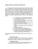 Ataques Remotos a los Sistemas de Información