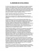 SINDROME DE FATIGA CRONICA