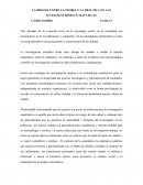 LA BRECHA ENTRE LA TEORÍA Y LA PRÁCTICA EN LAS INVESTIGACIONES CUALITATIVAS