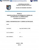 Identificación de los sistemas de control en los procesos y/o subprocesos