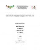 DESCRIPCION DEL PROCEO ADMINISTRATIVO DE PLANIFICACION PARA LAS LABORES DE LIMPIEZA DE LA PANADERIA LA MEDIA LUNA C.A, EL TIGRE, EDO ANZOÁTEGUI