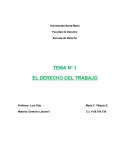 EL DERECHO DEL TRABAJO