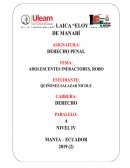 Adolescentes infractores