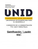 Gamificación: “¿quién soy”