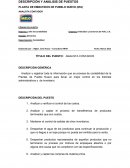 TÍTULO DEL PUESTO: ANALISTA CONTADOR