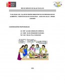 PLAN DEMOSTRATIVA.Taller de Sesiones Demostrativas en Preparación de Alimentos Madres Gestante y Madre con Hijo menores de 3 años