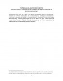 PROTOCOLO DEL DELITO DE SECUESTRO