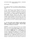 NOTIFICACION DE DEMANDA, AUTO DE FIJACION DE AUDIENCIA, EMPLAZAMIENTO Y PODER CUOTA LITIS