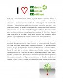 Reciclaje de papel, plástico y aluminio