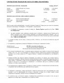 CONTRATO DE TRABAJO DE FAENA EN OBRA TRANSITORIA