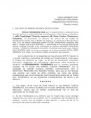 Jurisdicción Voluntaria. Dependencia Económica