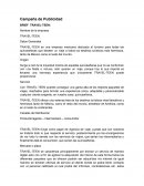 Campaña de Publicidad BRIEF TRAVEL-TEEN