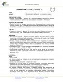 PLANIFICACION DE AULA HISTORIA