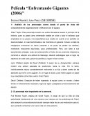 Película “Enfrentando Gigantes (2006)”