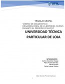 Análisis de la gestión de funciones administrativas de la empresa “Taurus Fitness Company” en la ciudad de Loja, periodo 2019-2020