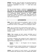 Declaratoria de Beneficiarios