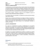 Administracion en la organización
