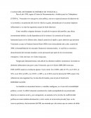 Causas del deterioro económico de Venezuela