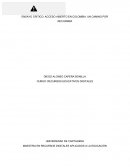 Ensayo critico: Acceso abierto en Colombia. Un camino por recorrer