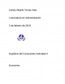 Equilibrio del Consumidor Actividad 4