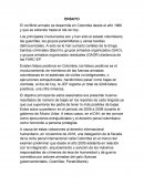 Ensayo sociales violencia en Colombia