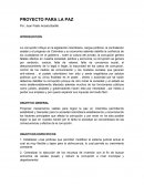 Paz y reconciliacion